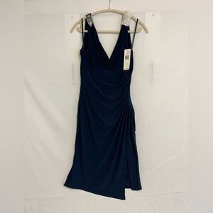 NWT Lauren Ralph Lauren.  Faux wrap around.  Ruching on left side.